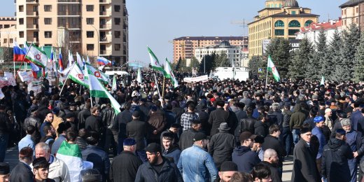 Мешали задерживать протестующих. Полицейских из Ингушетии обвиняют в неисполнении приказа