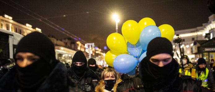 Списки задержанных в связи с акциями против войны с Украиной 5 марта 2022 года